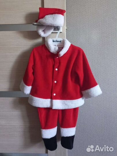 Детский Новогодний костюм Деда Мороза 68 размер