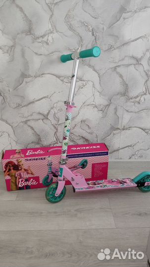 Самокат детский двухколесный для девочки
