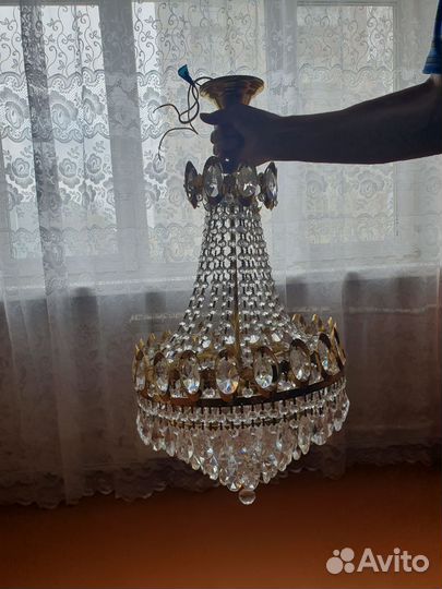 Хрустальная люстра СССР