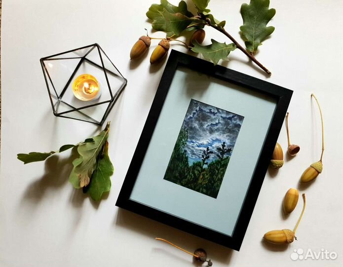 Картина акварелью 