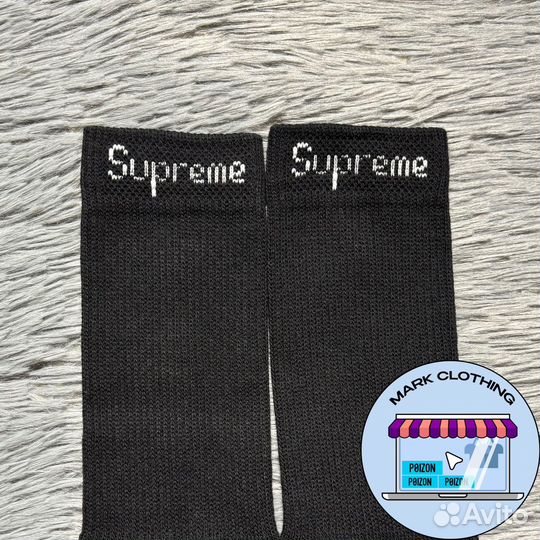 Носки Supreme x Hanes Crew Socks (Оригинал)