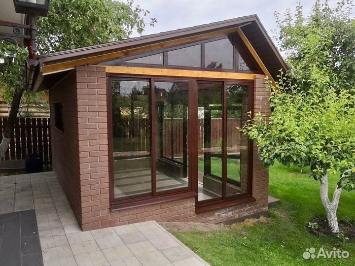 Остекление холодное для террас, веранд, беседок