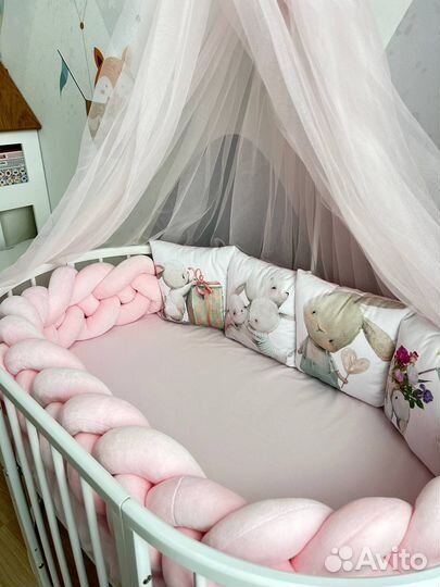 Бортики в детскую кроватку