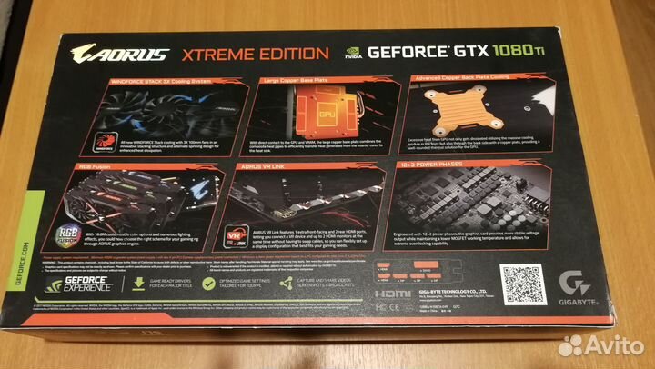 Видеокарта Gigabyte Aorus GTX 1080 Ti Xtreme Editi