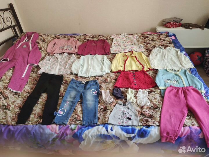 Детские вещи на девочку от 6 до 2х лет