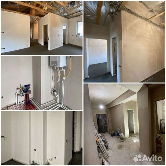 Ремонт квартир механизированная штукатурка стяжка