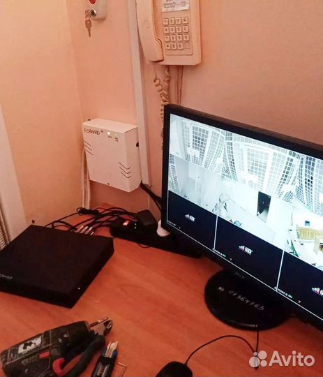 Установка видеонаблюдения