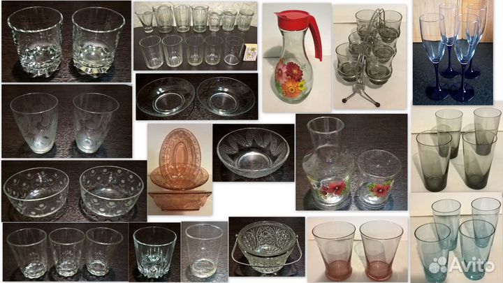 Посуда (стекло, фарфор, металл, керамика)