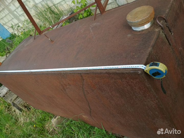 Металлическая сварная емкость, железо 6 мм, объем