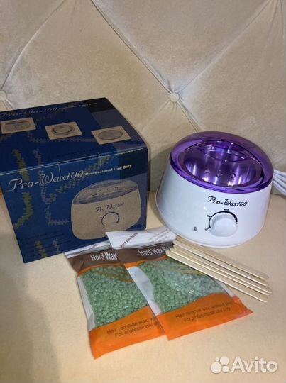 Воскоплав + воск 200гр+ шпатель 5шт