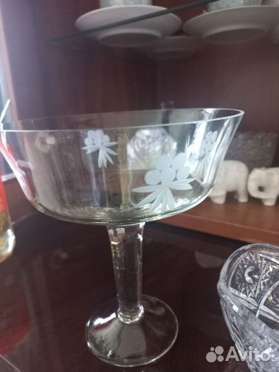 Хрусталь, времен СССР Посуда. Хрустальные вазы