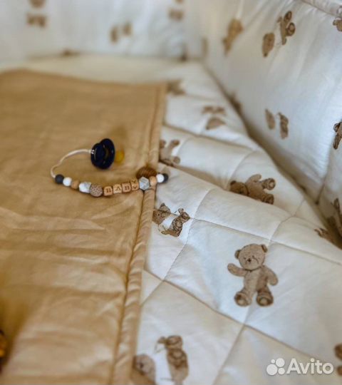 Бортики в кроватку одеяло-конверт