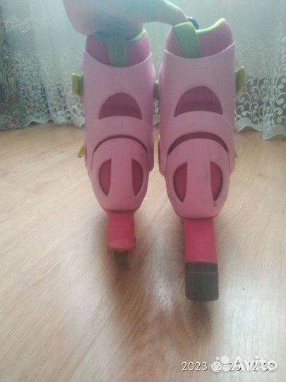 Роликовые коньки детские раздвижные