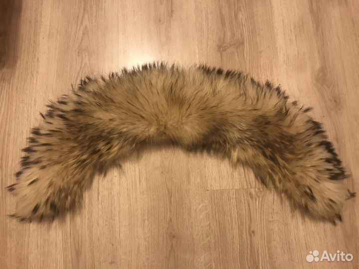 Воротник из натурального меха (енот)