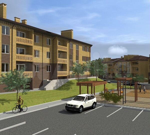 1-к. квартира, 42,5 м², 1/4 эт.