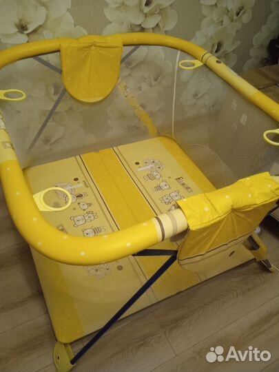 Большой детский манеж бу