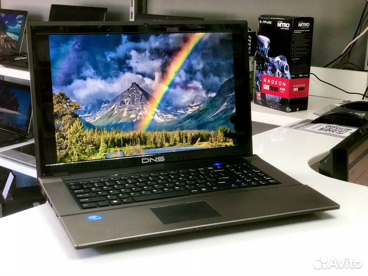 Ноутбук 17 дюймов + SSD Гарантия