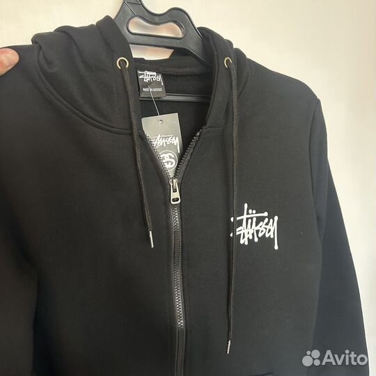 Зип худи stussy