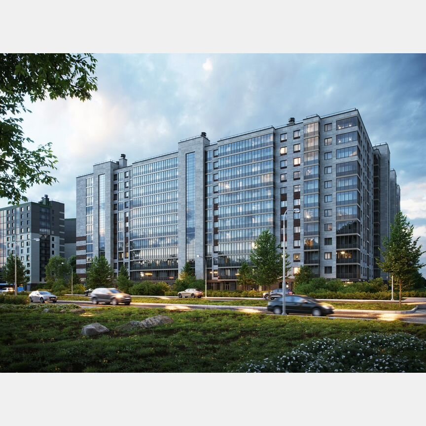 Квартира-студия, 23,6 м², 10/12 эт.