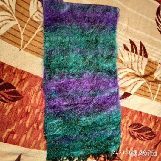 Мохеровый шарф