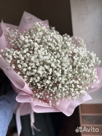 Букет из гипсофилы