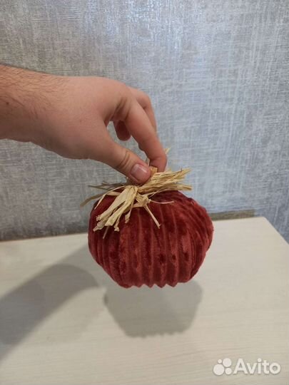 Мягкая тыква, декорация на хэллоуин