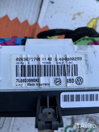 Приборная панель VW Touareg BKS