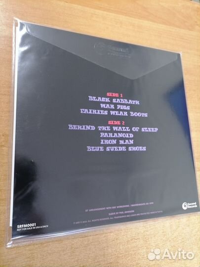 Виниловая пластинка Black Sabbath Paranoia запеча