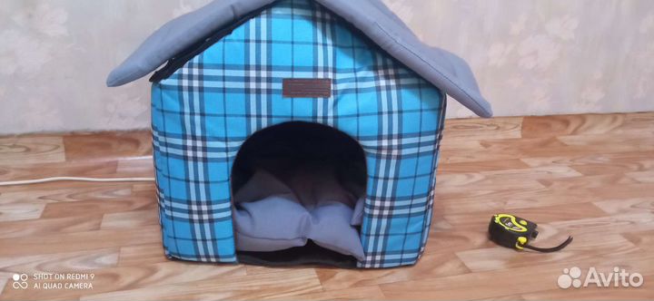 Домик для кошки мягкий и маленькой собачки