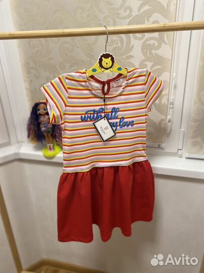 Wanex Платье для девочки летнее 92-122 Новое