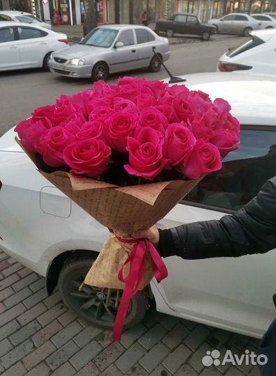 Букет роз. Розы 51 шт