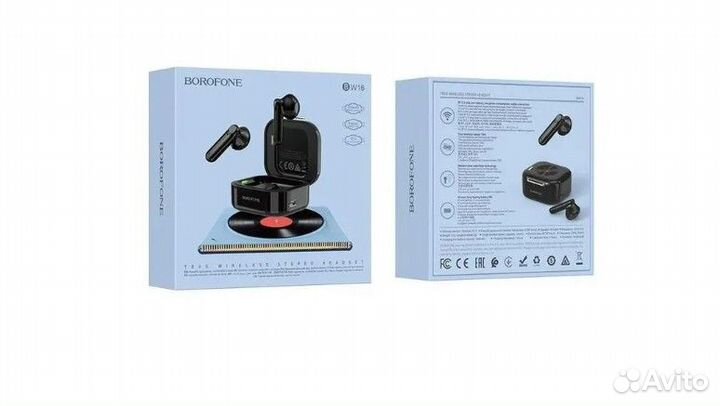 Гарнитура Bluetooth Borofone BE16
