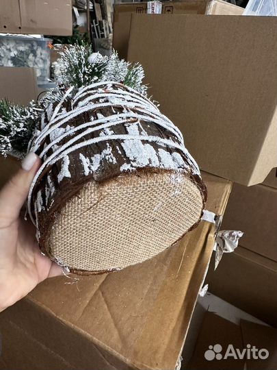 Новогодний снеговик игрушка