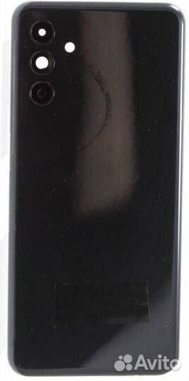 Задняя крышка для Samsung A04s (A047F) Черная (со стеклом камеры)