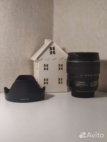 Объектив Canon EF-S 15-85mm f/3.5-5.6 IS USM Идеал