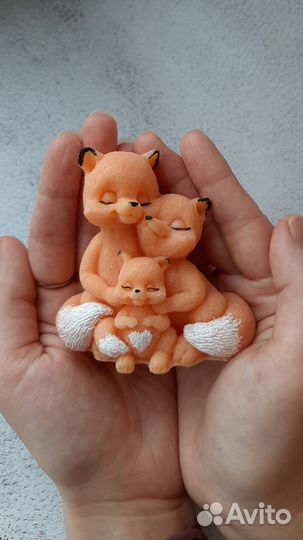 Набор Мыла с Семьёй Лисят