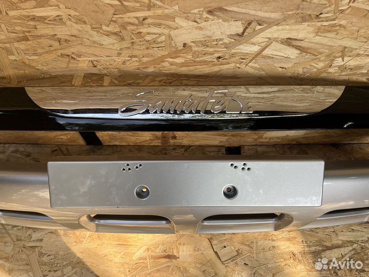 Накладка переднего бампера Hyundai Santa Fe