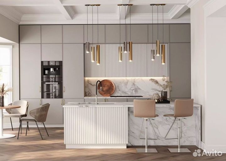 Кухня с подсветкой