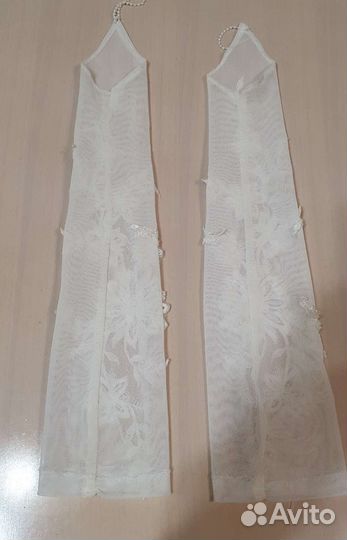 Перчатки свадебные митенки