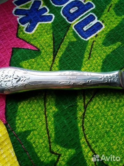 Набор новых десертных ножей с серебряным покрытием