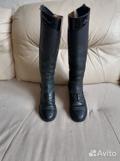 Ботинки и краги для верховой езды 35 размер