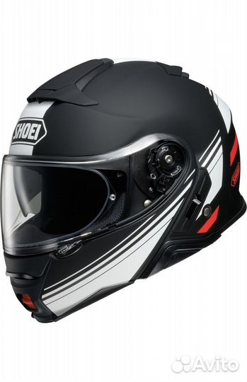 Мотошлем shoei neotec2 с гарнитурой sena 30K 03