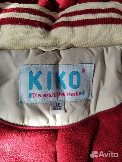 Зимний костюм для девочки 86