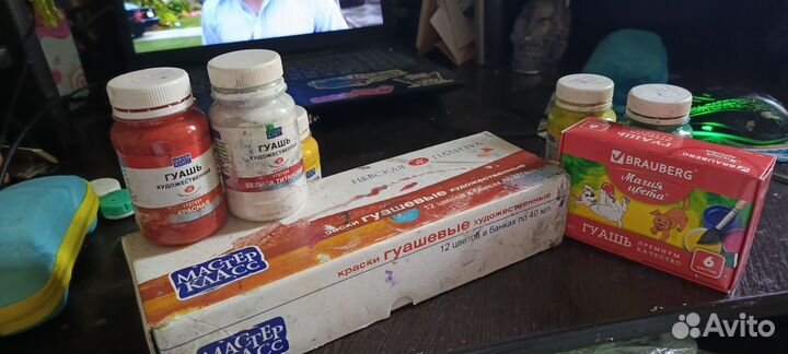 Краски акварель гуашь