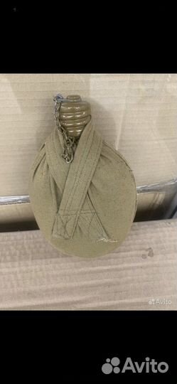 Фляжка армейская в чехле