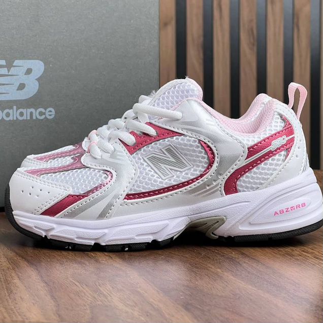 Детские кроссовки New Balance 530 White Pink Sugar