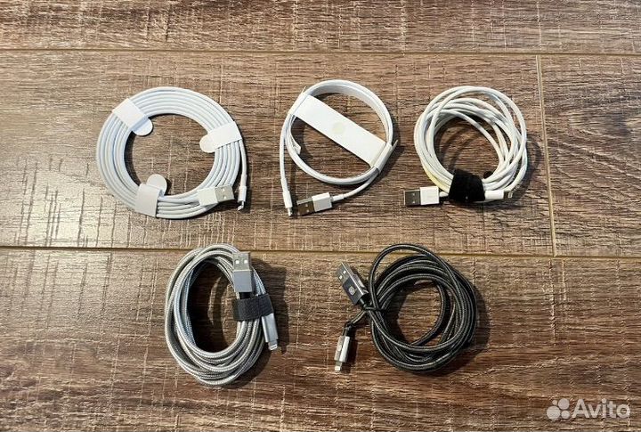Бесплатные провода iPhone Lightning/Type-C