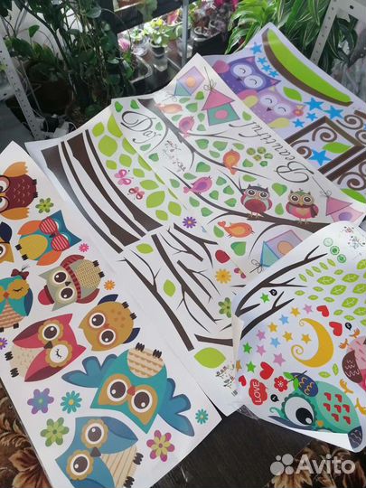 Наклейки интерьерные