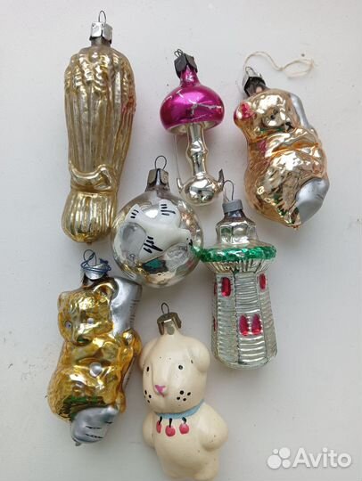 Елочные игрушки СССР