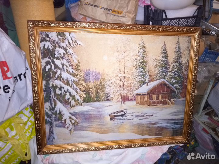 Картина гобелен пейзаж